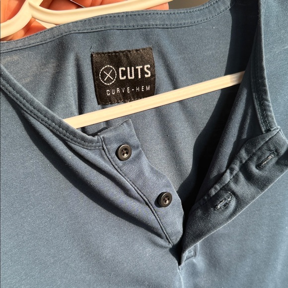 Cuts Clothing Other - Cuts Clothing Slate Blue Short Sleeve Tee